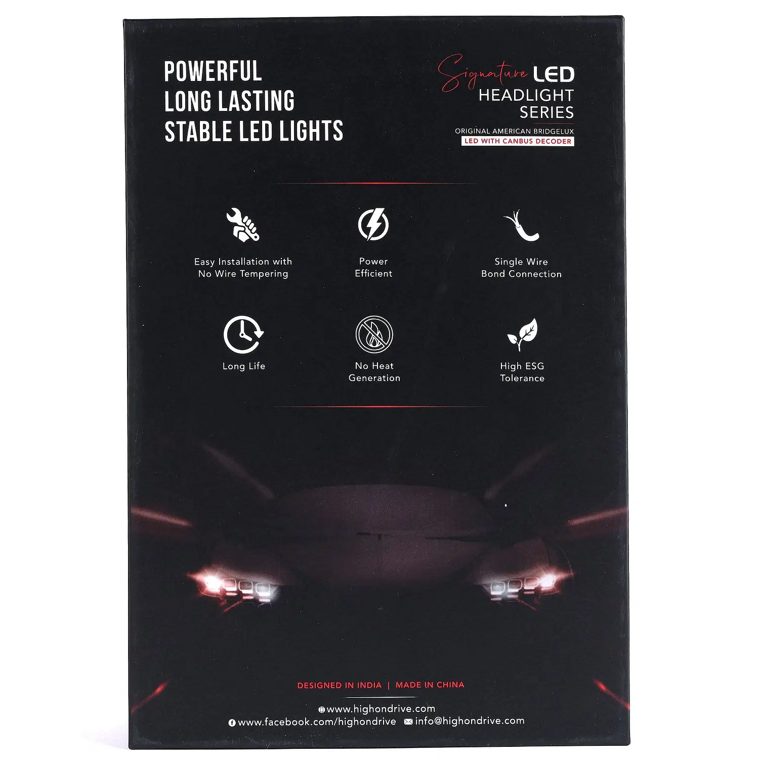 Led Headlight Signature Series