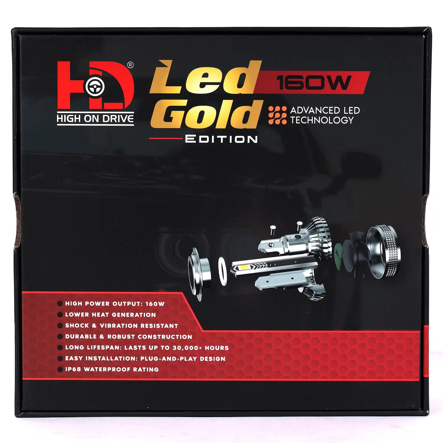 LED Headlight Gold Series